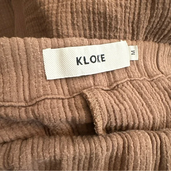 Kloke Muslin cotton Elastic Waist Pull OnBalloon Pant